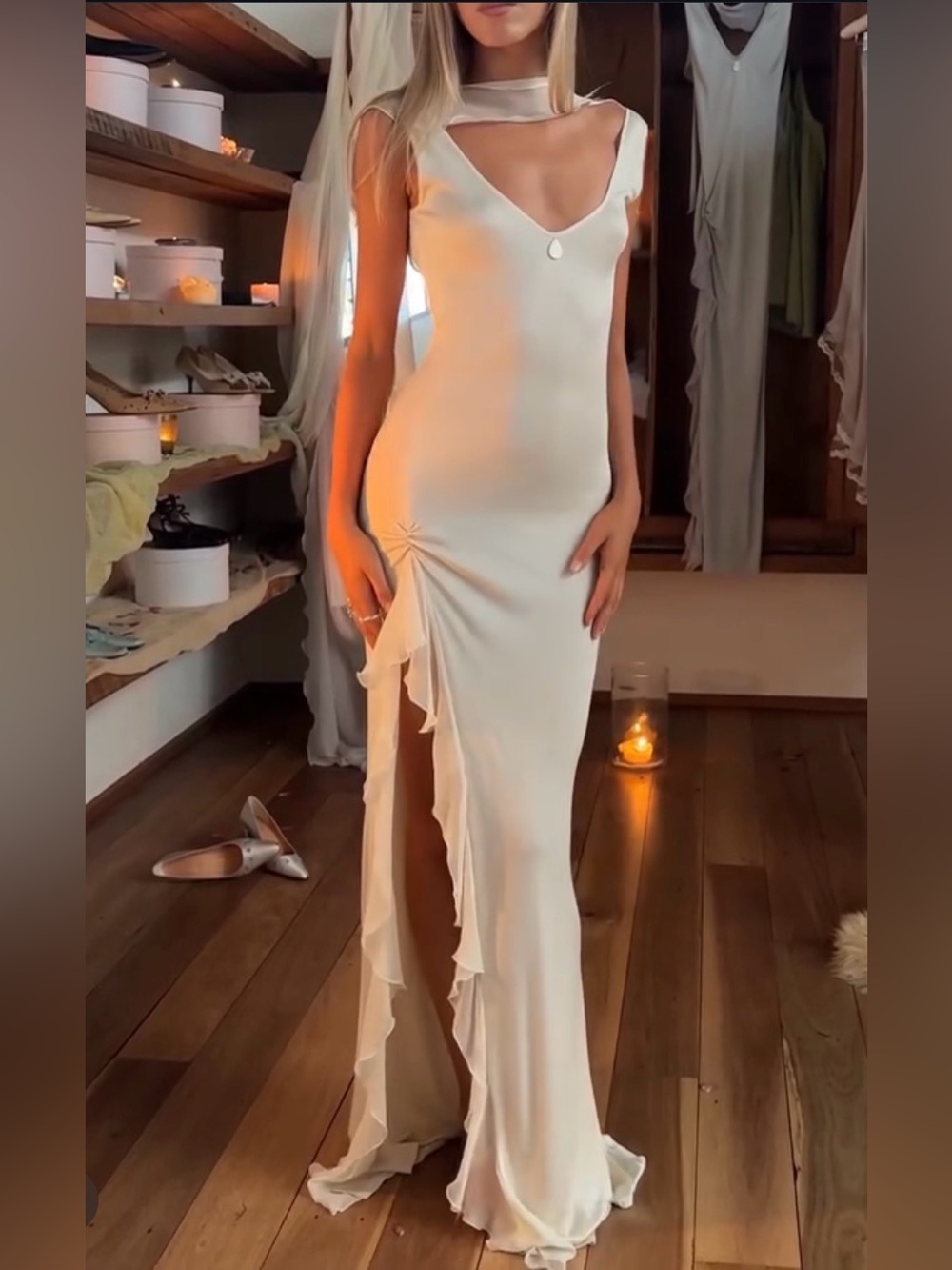 Buci Cha Cha Dress Almond